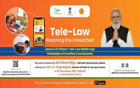 Shri Kiren Rijiju launches Citizens’ Tele-Law Mobile App.
