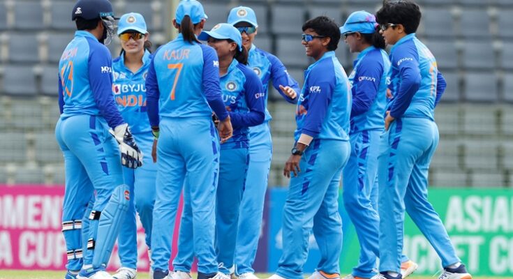 Women's T20 Asia Cup Final: India win against Sri Lanka by 8 wickets महिला T20 आशिया कप फायनल: भारताचा श्रीलंकेवर 8 गडी राखून विजय हडपसर मराठी बातम्या Hadapsar Latest News Hadapsar News