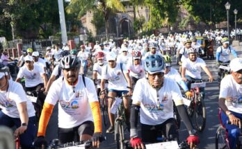 Organized bicycle tour on the occasion of the G-20 meeting जी-२० बैठकीच्या पार्श्वभूमीवर सायकल फेरीचे आयोजन हडपसर क्राइम न्यूज, हडपसर मराठी बातम्या, हडपसर न्युज Hadapsar Crime News, Hadapsar Marathi News, ,Hadapsar News