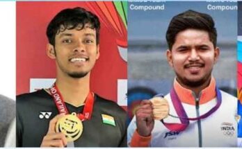 Maharashtra's Chirag Shetty, Ojas Devtale, Aditi Swamy, and Ganesh Devrukhkar receive National Sports Awards महाराष्ट्राचे चिराग शेट्टी, ओजस देवतळे, आदिती स्वामी आणि गणेश देवरुखकर यांना राष्ट्रीय क्रीडा पुरस्कार हडपसर क्राइम न्यूज, हडपसर मराठी बातम्या, हडपसर न्युज Hadapsar Crime News, Hadapsar Marathi News, ,Hadapsar News