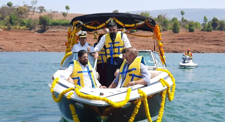 Inauguration of Koyna Water Tourism Project at Munawale by the Chief Minister मुख्यमंत्र्यांच्या हस्ते मुनावळे येथील कोयना जल पर्यटन प्रकल्पाचा शुभारंभ हडपसर क्राइम न्यूज, हडपसर मराठी बातम्या, हडपसर न्युज Hadapsar Crime News, Hadapsar Marathi News, ,Hadapsar News